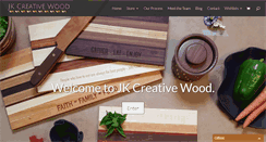 Desktop Screenshot of jkcreativewood.com