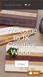Mobile Screenshot of jkcreativewood.com